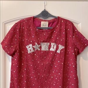 Fantastic‎ Fawn Sequin 'Howdy' Western T-Shirt S/M